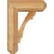Ekena Millwork Olympic Craftsman Rough Sawn Bracket w/ Offset Brace, Western Red Cedar, 8"W x 22"D x 30"H BKT0806X22X30OLY04RWR - alternate 4